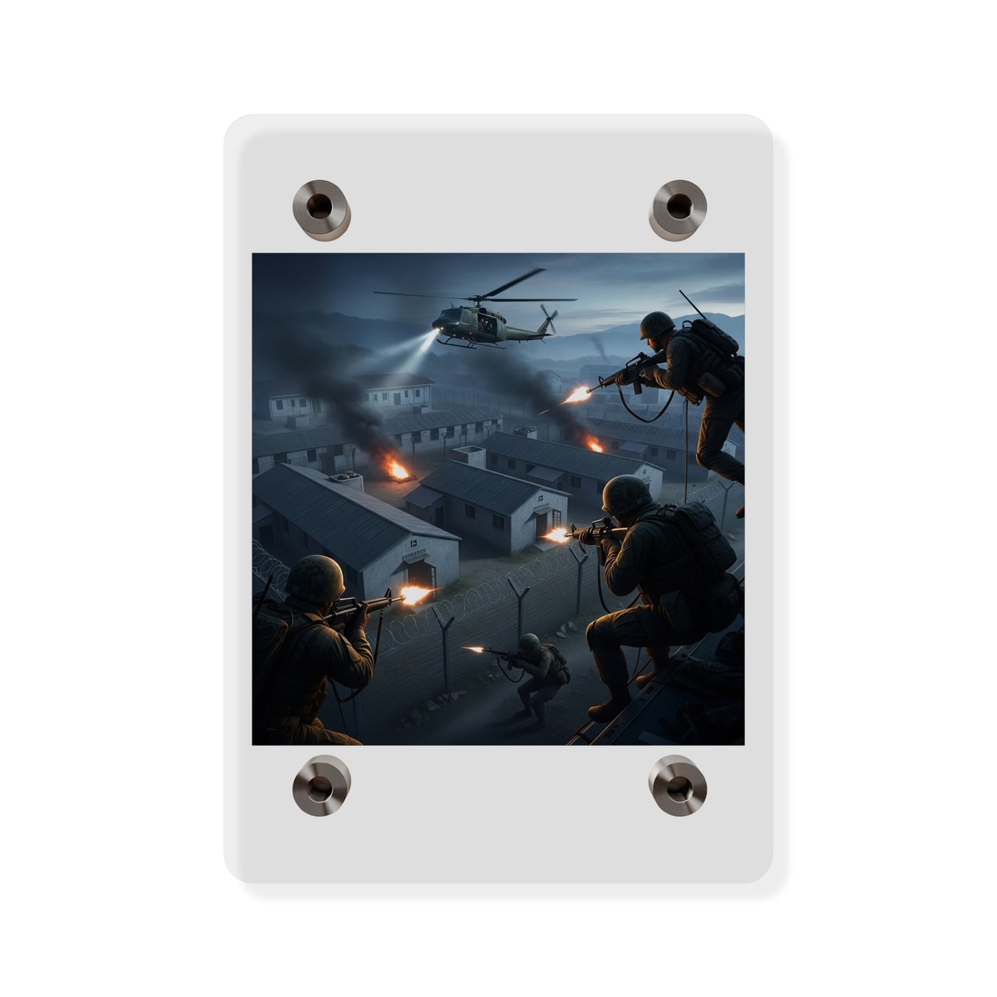 Acrylic Wall Art Panel - Son Tay Rescue during the Vietnam War