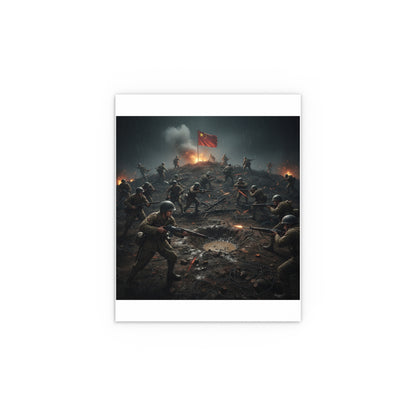 Indoor and Outdoor Silk Posters - PorkChop Hill - Korean War