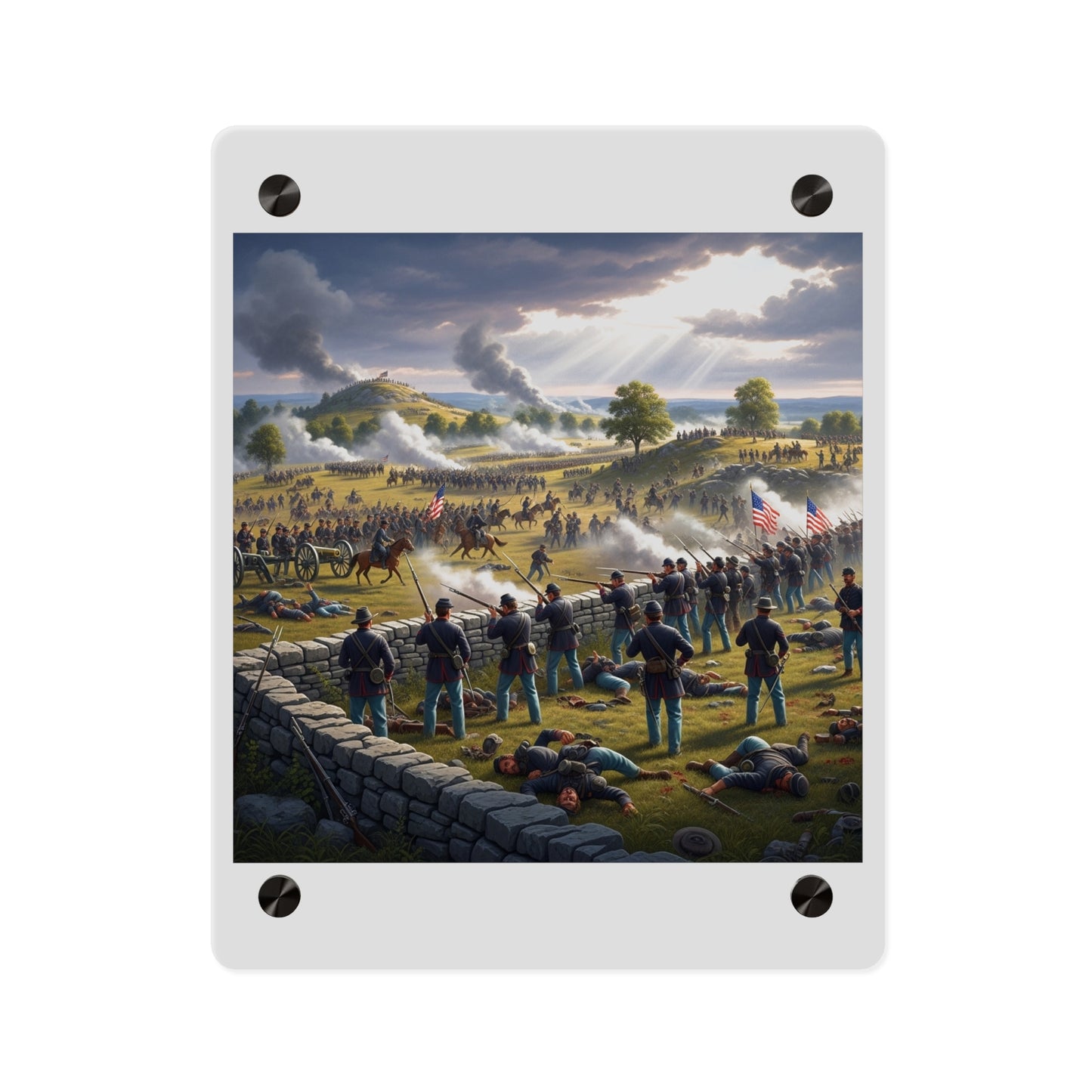 Acrylic Wall Art Panel - Battle of Gettysburg