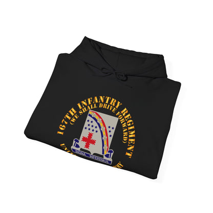 Unisex Heavy Blend™ Hooded Sweatshirt - Army -167th Infantry Regiment - We shall Drive Forward - DUI  X 300