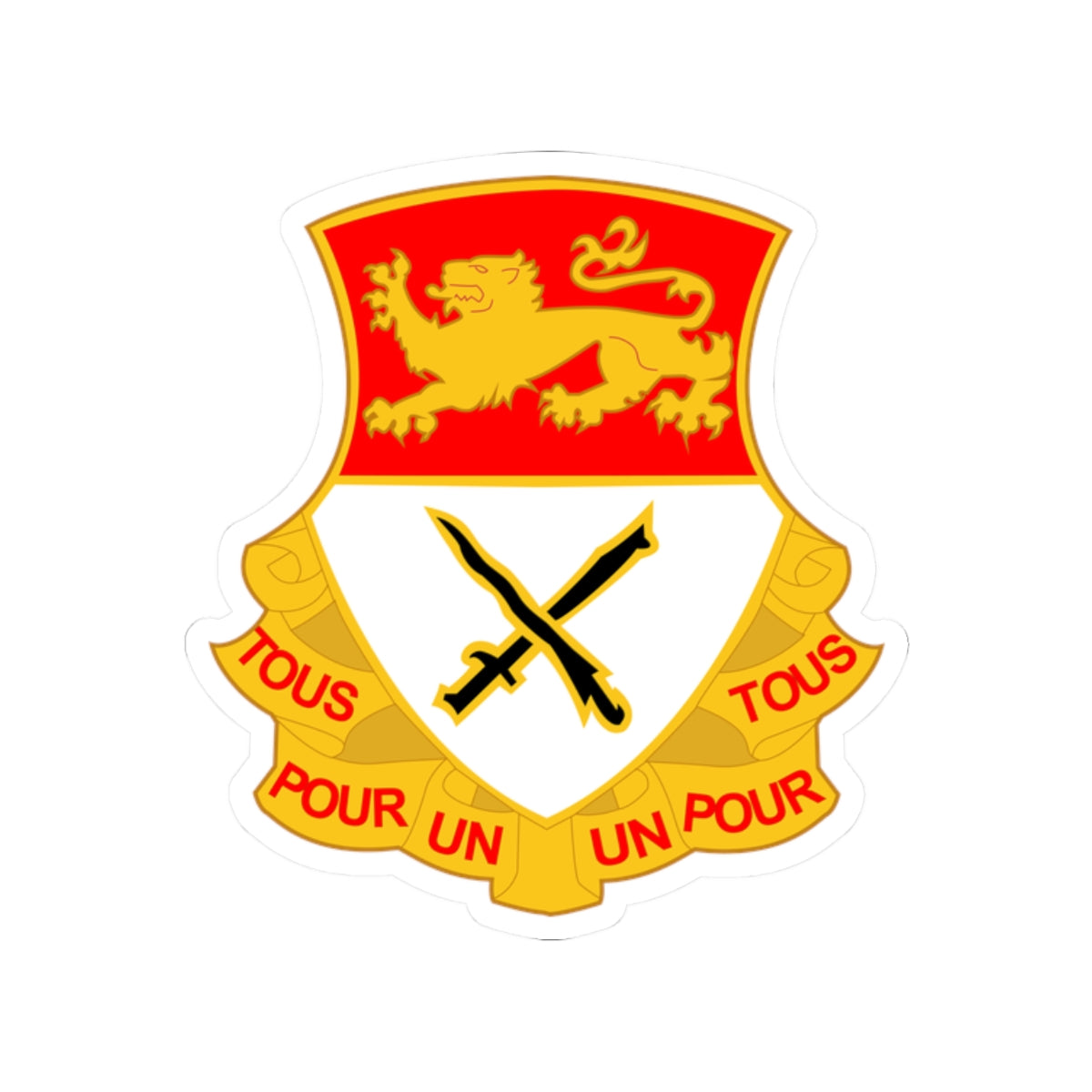 Kiss-Cut Stickers - Army  - 15th Cavalry Regiment wo Txt