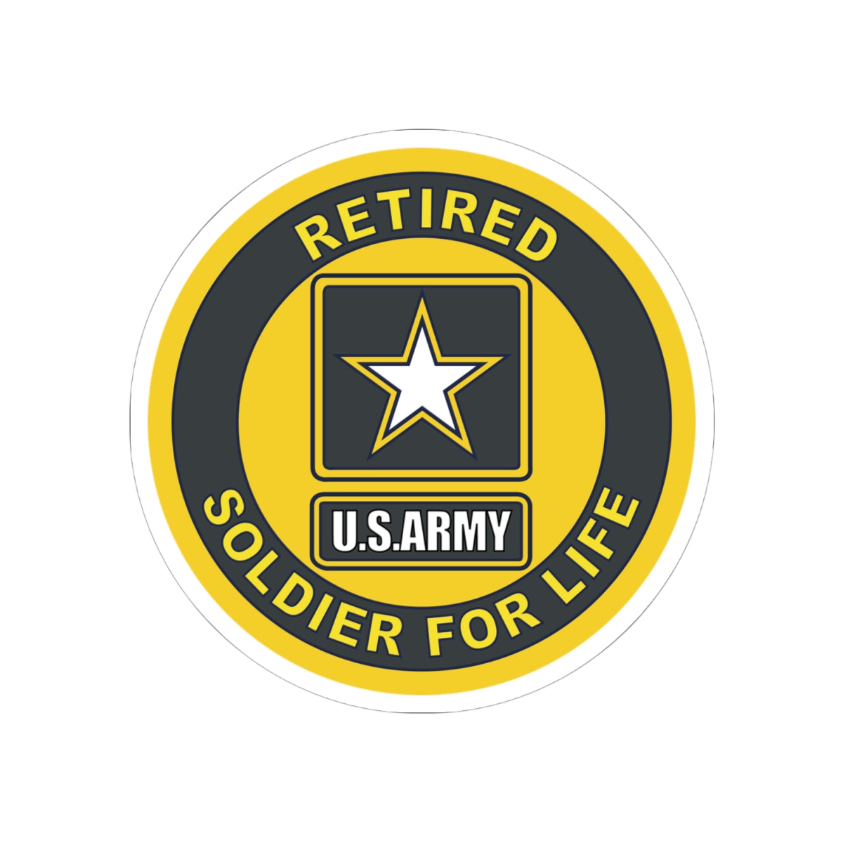Kiss-Cut Stickers - US Army Soldier for Life