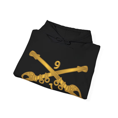 Unisex Heavy Blend™ Hooded Sweatshirt - Army - 1st Squadron, 9th Cavalry Branch wo Txt X 300