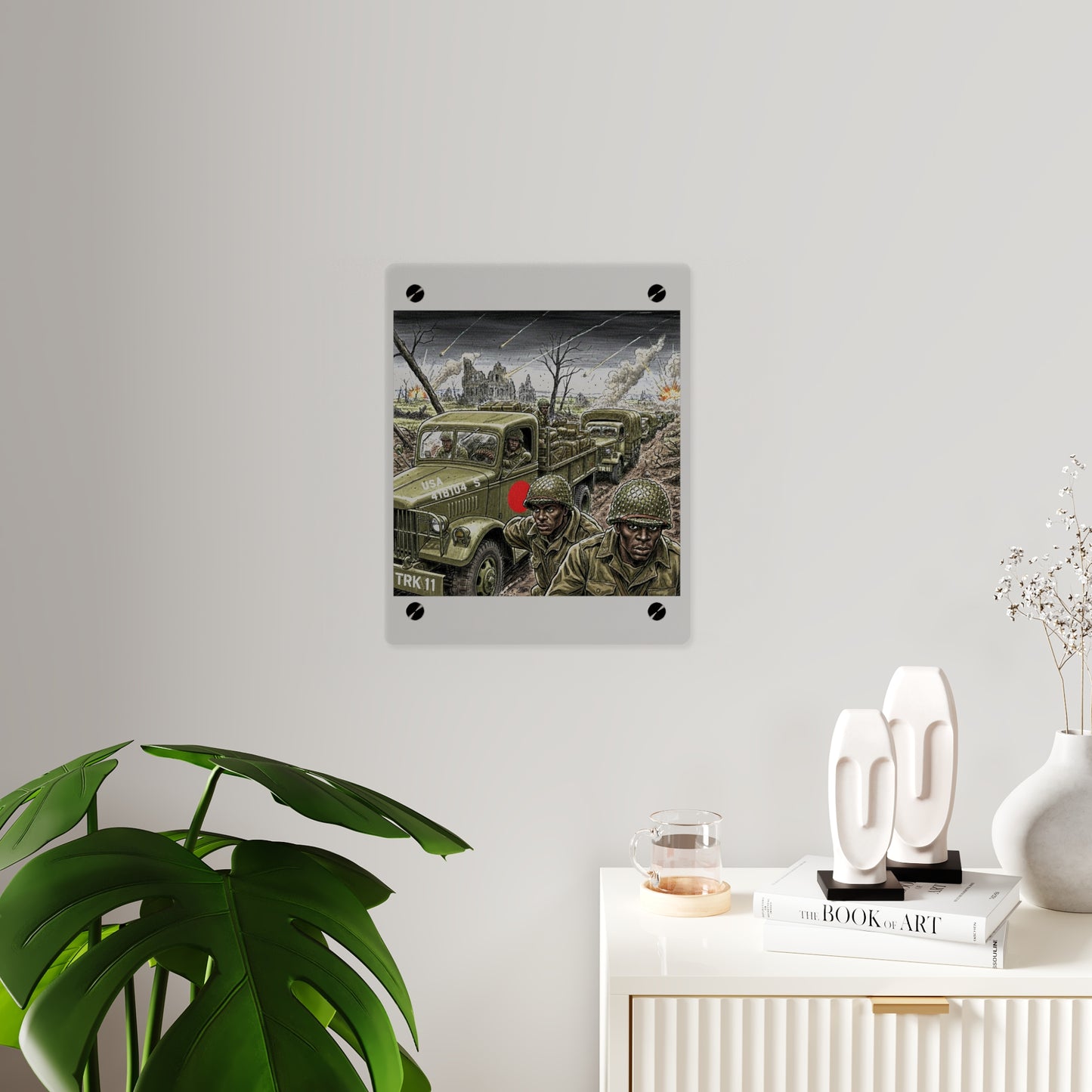 Acrylic Wall Art Panel - RedBall Express w RB