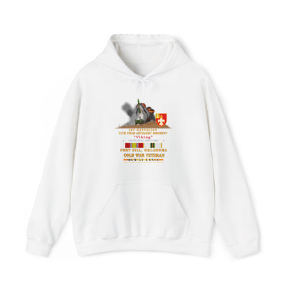 Unisex Heavy Blend™ Hooded Sweatshirt - Army -  1st Bn, 12th FAR, Ft Sill, OK, MGM 52 - Lance - COLD X 300