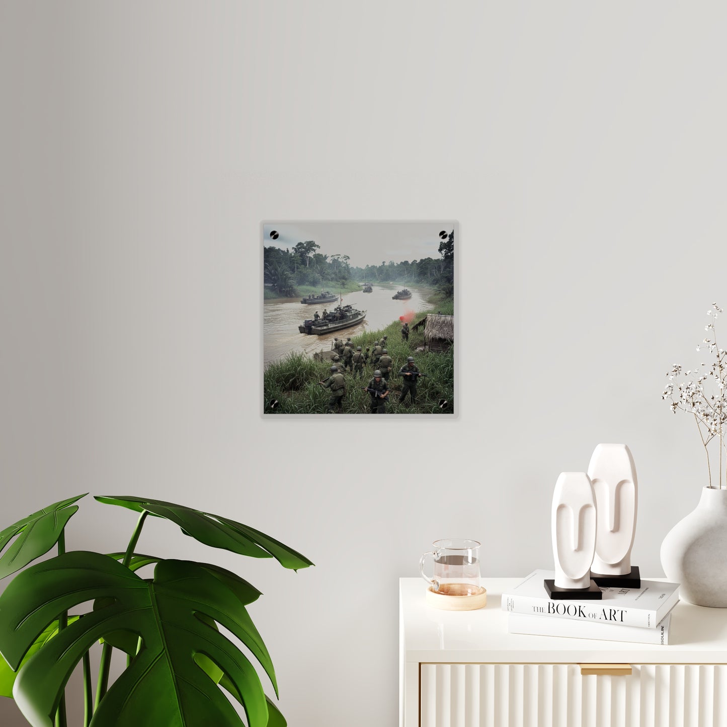 Acrylic Wall Art Panel - MRF - 9th Infantry in the Mekong - Vietnam