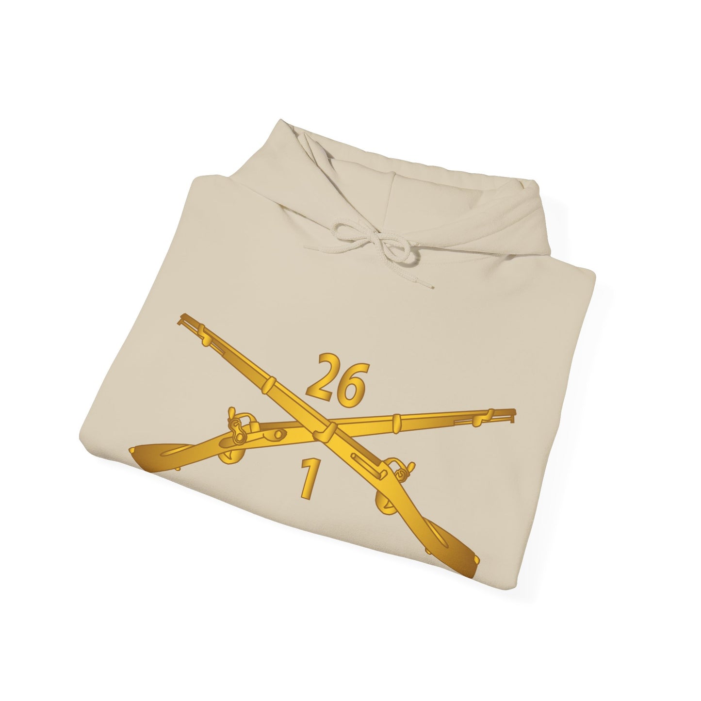 Unisex Heavy Blend™ Hooded Sweatshirt - Army - 1st Bn 26th Infantry Regiment - w Infantry Br wo Txt X 300
