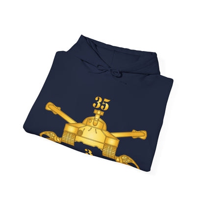 Unisex Heavy Blend™ Hooded Sweatshirt - Army - 3rd Bn, 35th Armor - Armor Branch wo Txt X 300