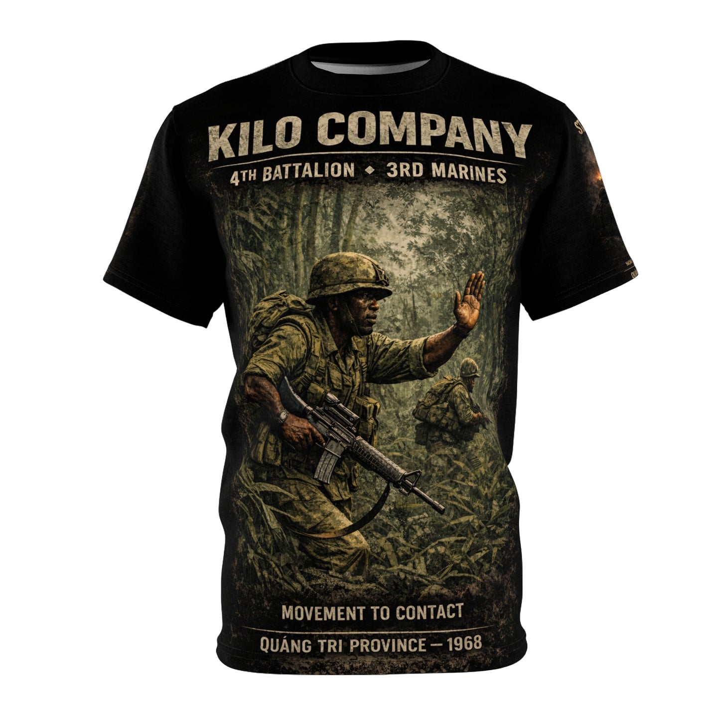 Marines Tribute Tee — "Movement to Contact" 2nd Platoon