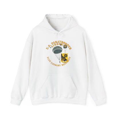 Unisex Heavy Blend™ Hooded Sweatshirt - Army - US Paratrooper - 91st Cavalry Regiment X 300