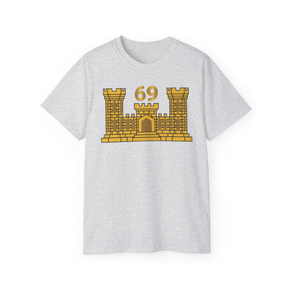 Unisex Ultra Cotton Tee - Army - 69th Engineer Battalion - ENG Branch wo Txt X 300