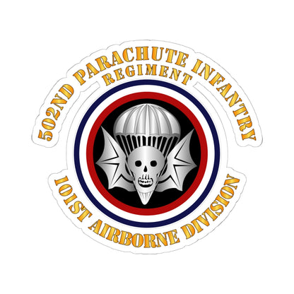Kiss-Cut Stickers - Army - 502nd PIR - 101st Airborne Division