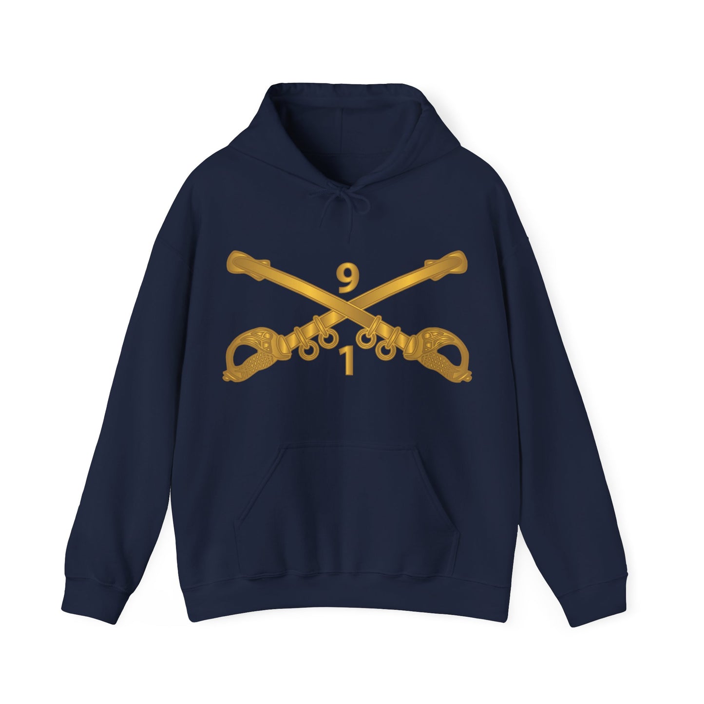 Unisex Heavy Blend™ Hooded Sweatshirt - Army - 1st Squadron, 9th Cavalry Branch wo Txt X 300