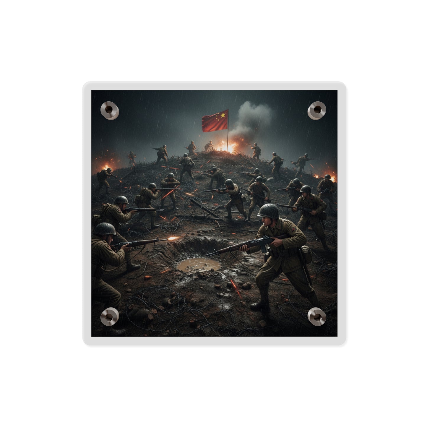 Acrylic Wall Art Panel - PorkChop Hill - Korean War