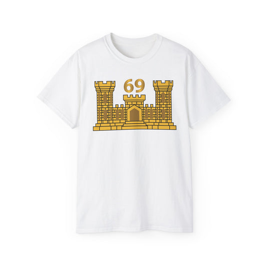 Unisex Ultra Cotton Tee - Army - 69th Engineer Battalion - ENG Branch wo Txt X 300