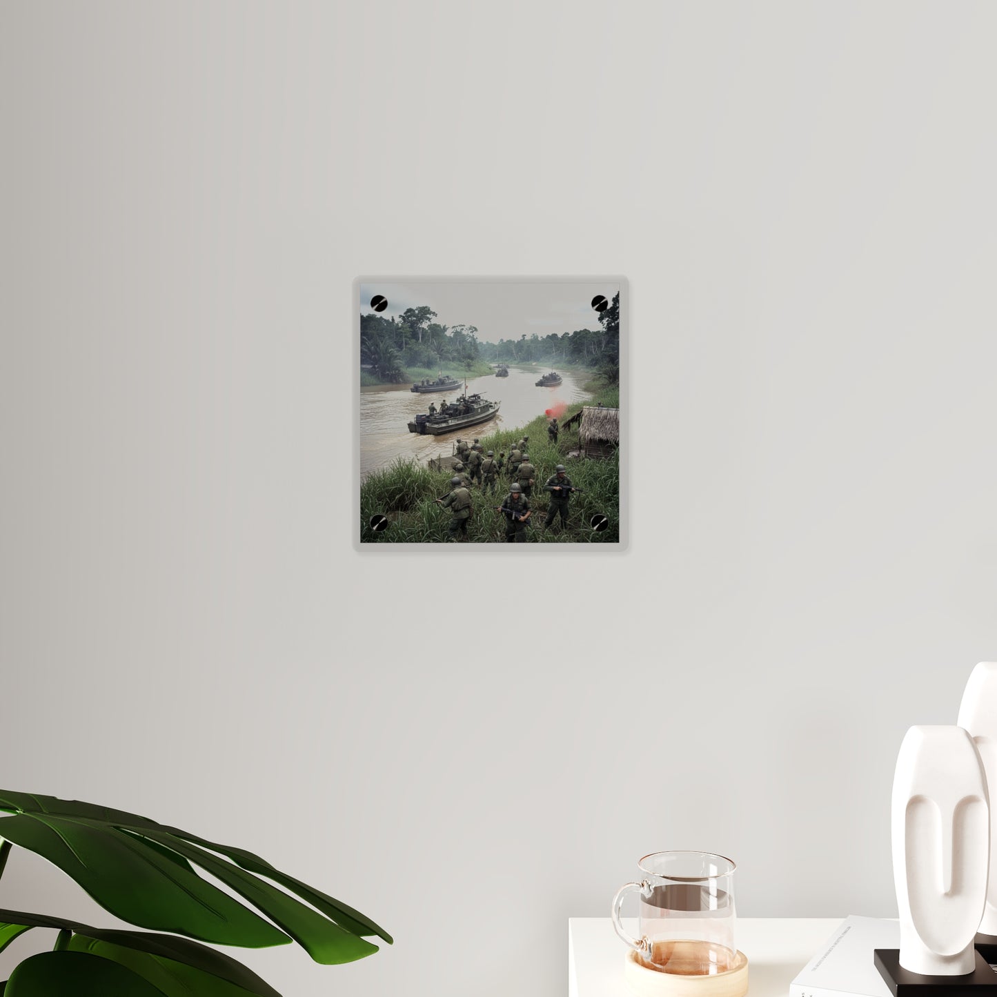 Acrylic Wall Art Panel - MRF - 9th Infantry in the Mekong - Vietnam