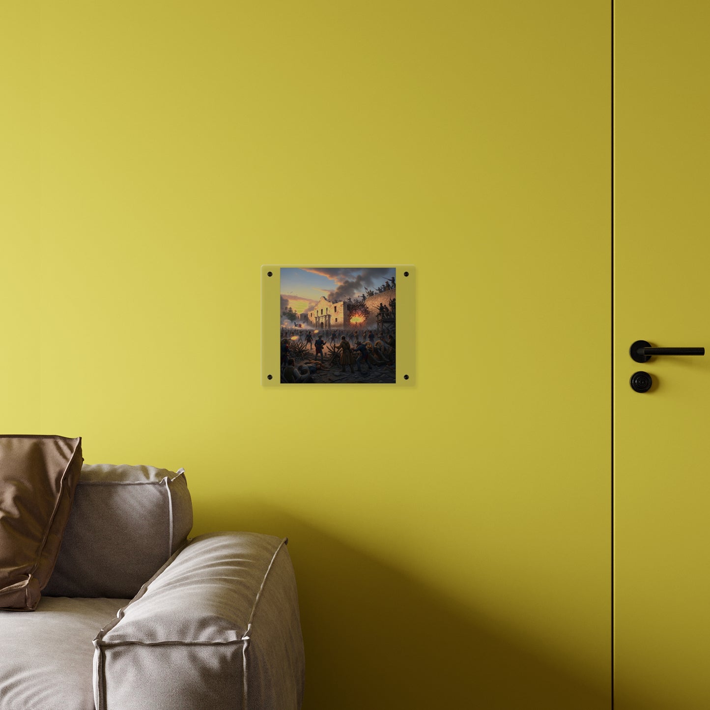 Acrylic Wall Art Panel - Battle of the Alamo