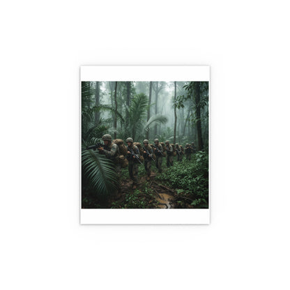 Indoor and Outdoor Silk Posters - Jungle Patrol - Vietnam