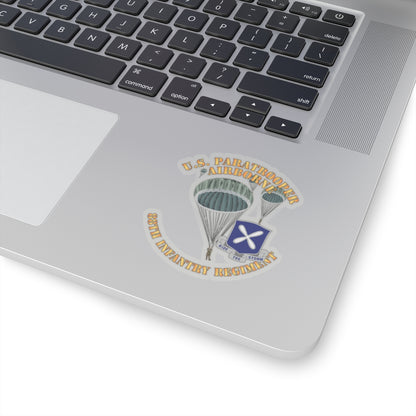 Kiss-Cut Stickers - Army - US Paratrooper - 88th Infantry Regiment X 300