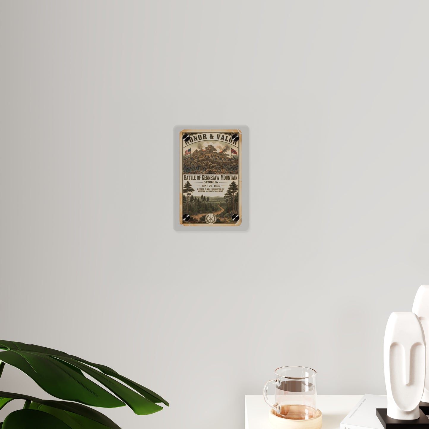 Acrylic Wall Art Panel - Battle of Kennesaw Mountain