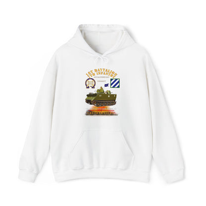 Unisex Heavy Blend™ Hooded Sweatshirt - Army - 1st Bn 7th Infantry - Aschaffenburg FRG - M113 APC  - CottonBalers X 300