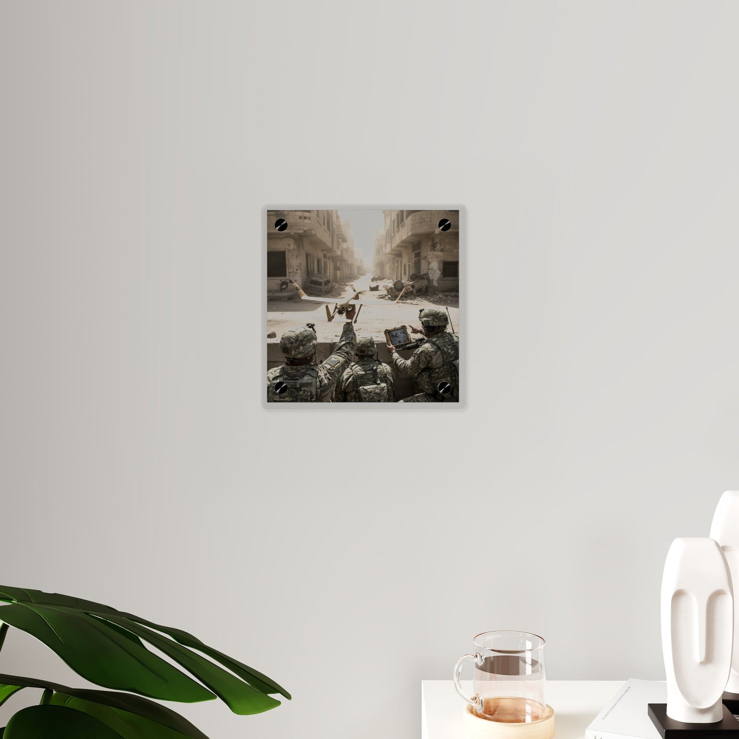 Acrylic Wall Art Panel - UAV Raven in Iraq war