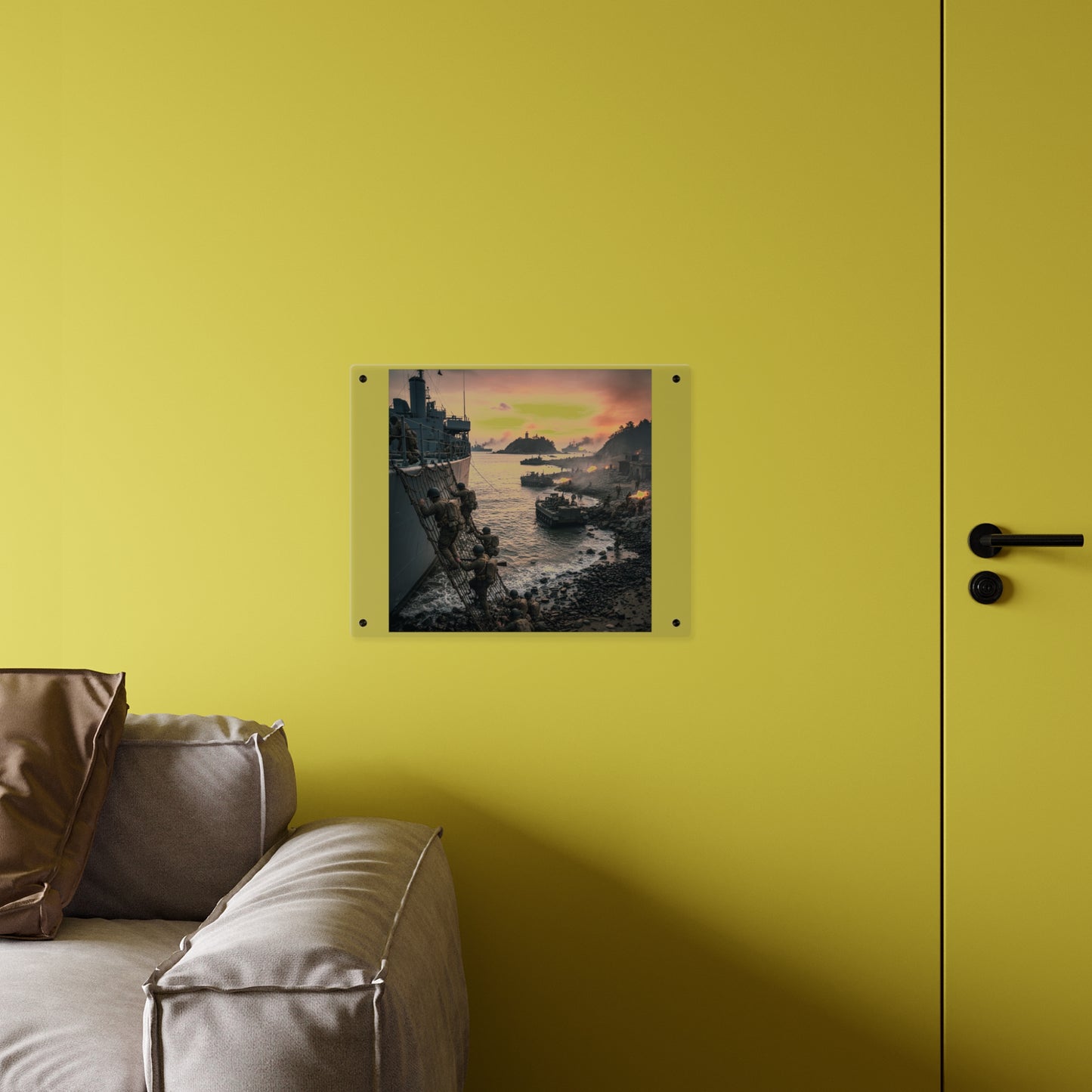 Acrylic Wall Art Panel - Inchon Landing - Korean War