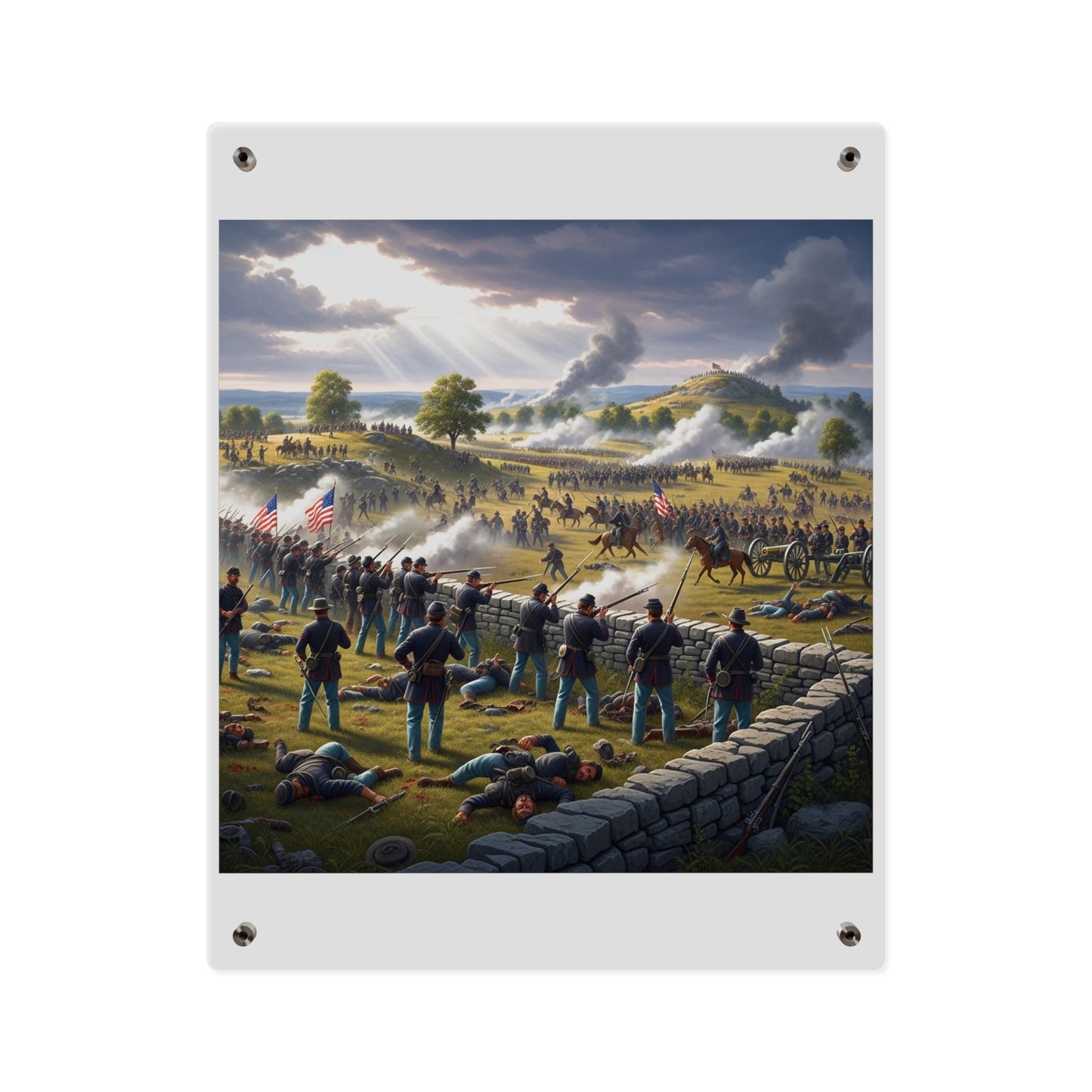 Acrylic Wall Art Panel - Battle of Gettysburg