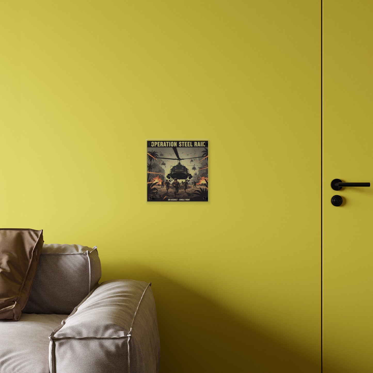 Acrylic Wall Art Panel - Air Assault - Vietnam - Operation Steel Rain