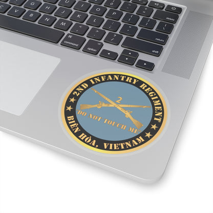 Kiss-Cut Stickers - Army - 2nd  Infantry Regiment Branch - Do Not Touch Me - Bien Hoa, Vietnam