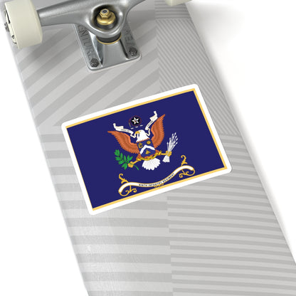 Kiss-Cut Stickers - Army - Regimental Colors - 9th Infantry Regiment  - KEEP UP THE FIRE x 300