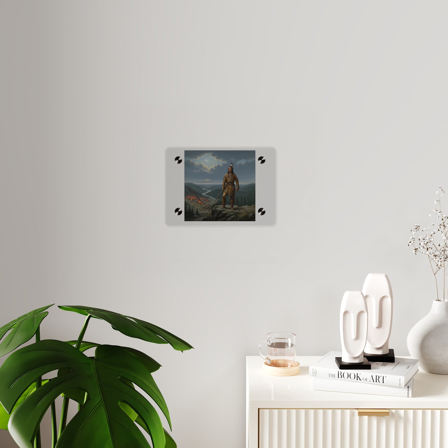 Acrylic Wall Art Panel - The Last Mohican