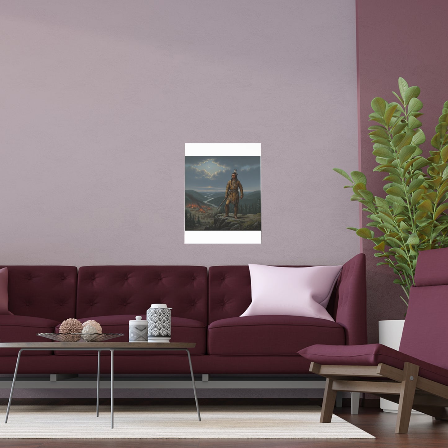 Indoor and Outdoor Silk Posters - The Last Mohican