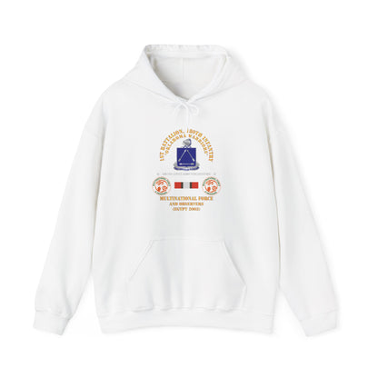 Unisex Heavy Blend™ Hooded Sweatshirt - Army - 1st Battalion, 180th Infantry Regiment -  MFO Egypt 2003 X 300