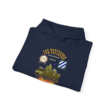 Unisex Heavy Blend™ Hooded Sweatshirt - Army - 1st Bn 7th Infantry - Aschaffenburg FRG - M113 APC  - CottonBalers X 300