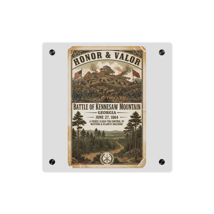 Acrylic Wall Art Panel - Battle of Kennesaw Mountain