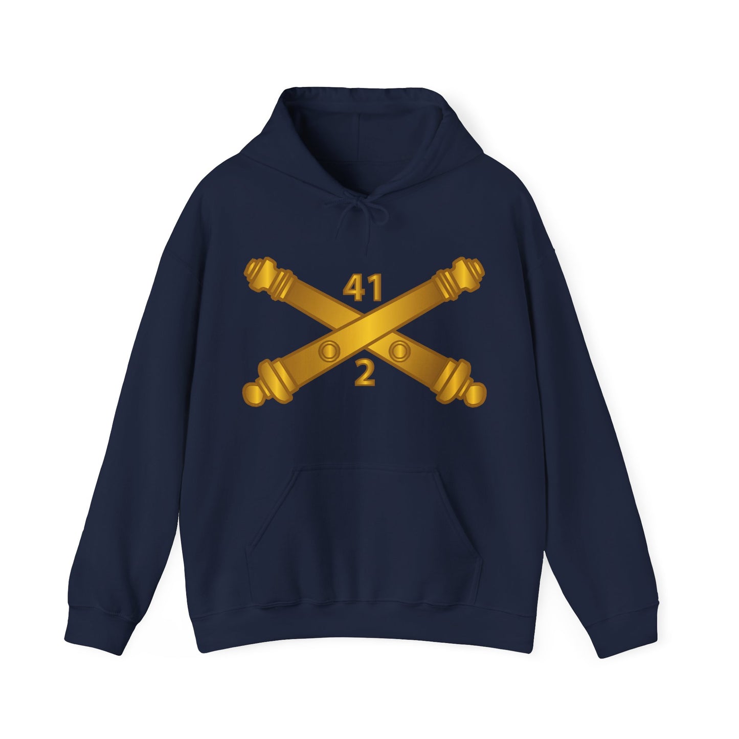 Unisex Heavy Blend™ Hooded Sweatshirt - Army - 2nd Bn 41st Artillery  w Branch X 300