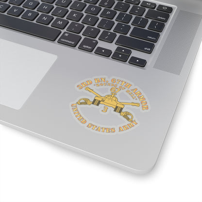 Kiss-Cut Stickers - Army - 3rd Bn 67th Armor - Armor Branch