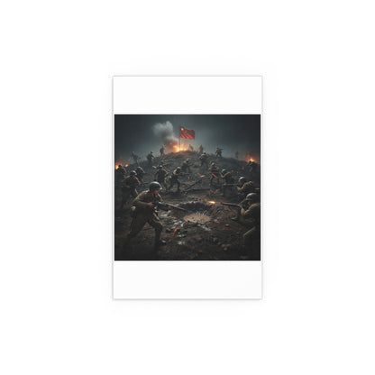 Indoor and Outdoor Silk Posters - PorkChop Hill - Korean War