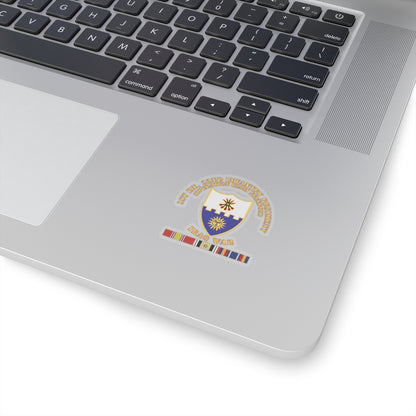 Kiss-Cut Stickers - Army - 1st Bn 22nd Infantry - OIF1 - w IRAQ SVC