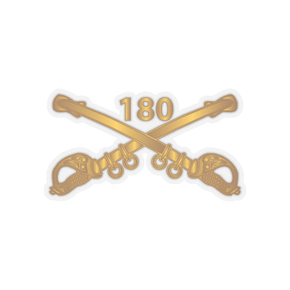 Kiss-Cut Stickers - Army - 180th Cavalry Regiment Branch wo Txt X 300