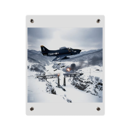 Acrylic Wall Art Panel - Attack at Majon-ni and Samdong-ni during Korean War