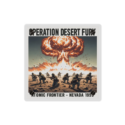 Acrylic Wall Art Panel - Atomic Testing in Nevada Desert Operation Fury