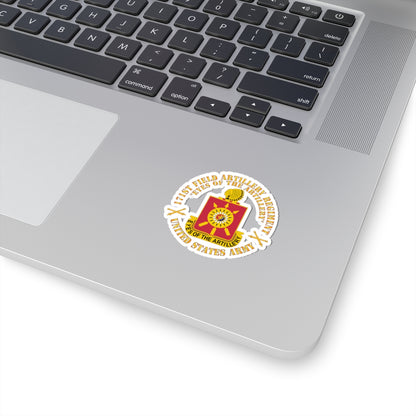 Kiss-Cut Stickers - Army - 171st Field Artillery Regiment - DUI  w FA Sep  X 300