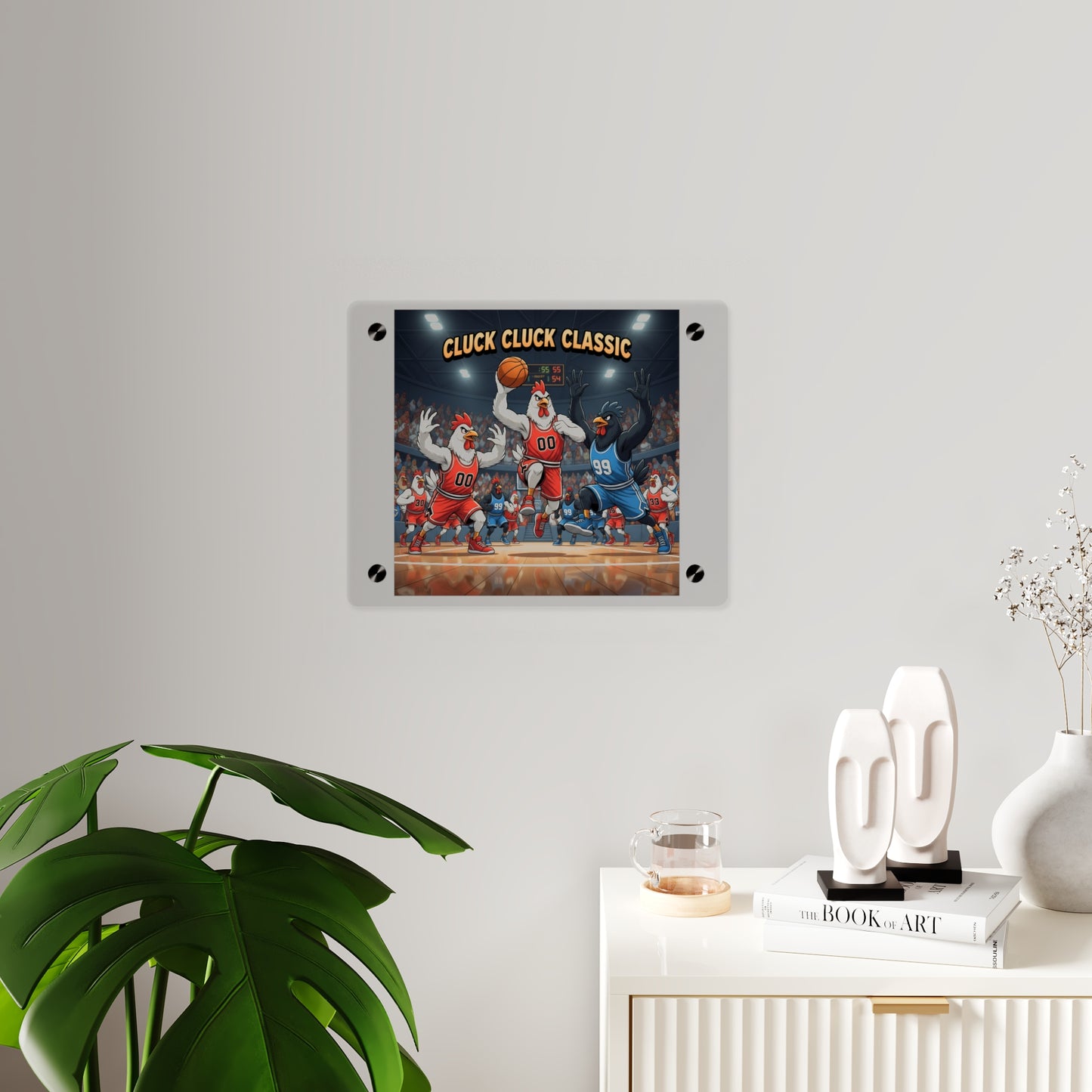 Acrylic Wall Art Panel - Chicken Classic