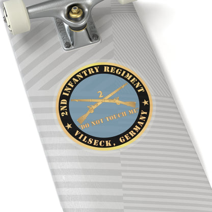 Kiss-Cut Stickers - Army - 2nd  Infantry Regiment Branch - Do Not Touch Me - Vilseck, Germany