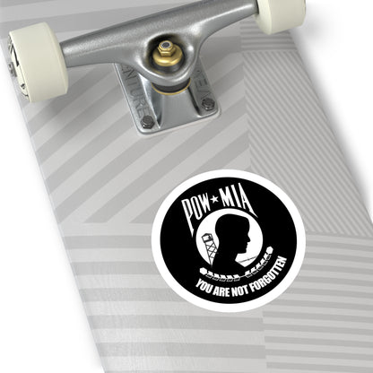 Round Stickers, Indoor\Outdoor POW/MIA Stickers - You Are Not Forgotten!
