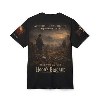 Antietam 1862 — 1st Texas Infantry Cornfield All‑Over Print Tee