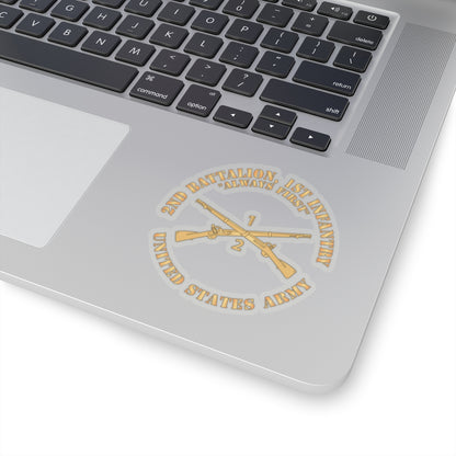 Kiss-Cut Stickers - Army - 2nd Battalion, 1st Infantry Regiment Branch - Always First - US Army X 300