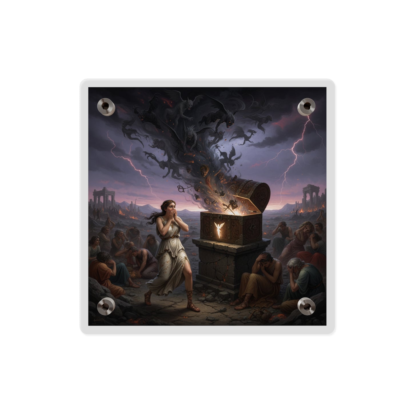 Acrylic Wall Art Panel - Pandoras box
